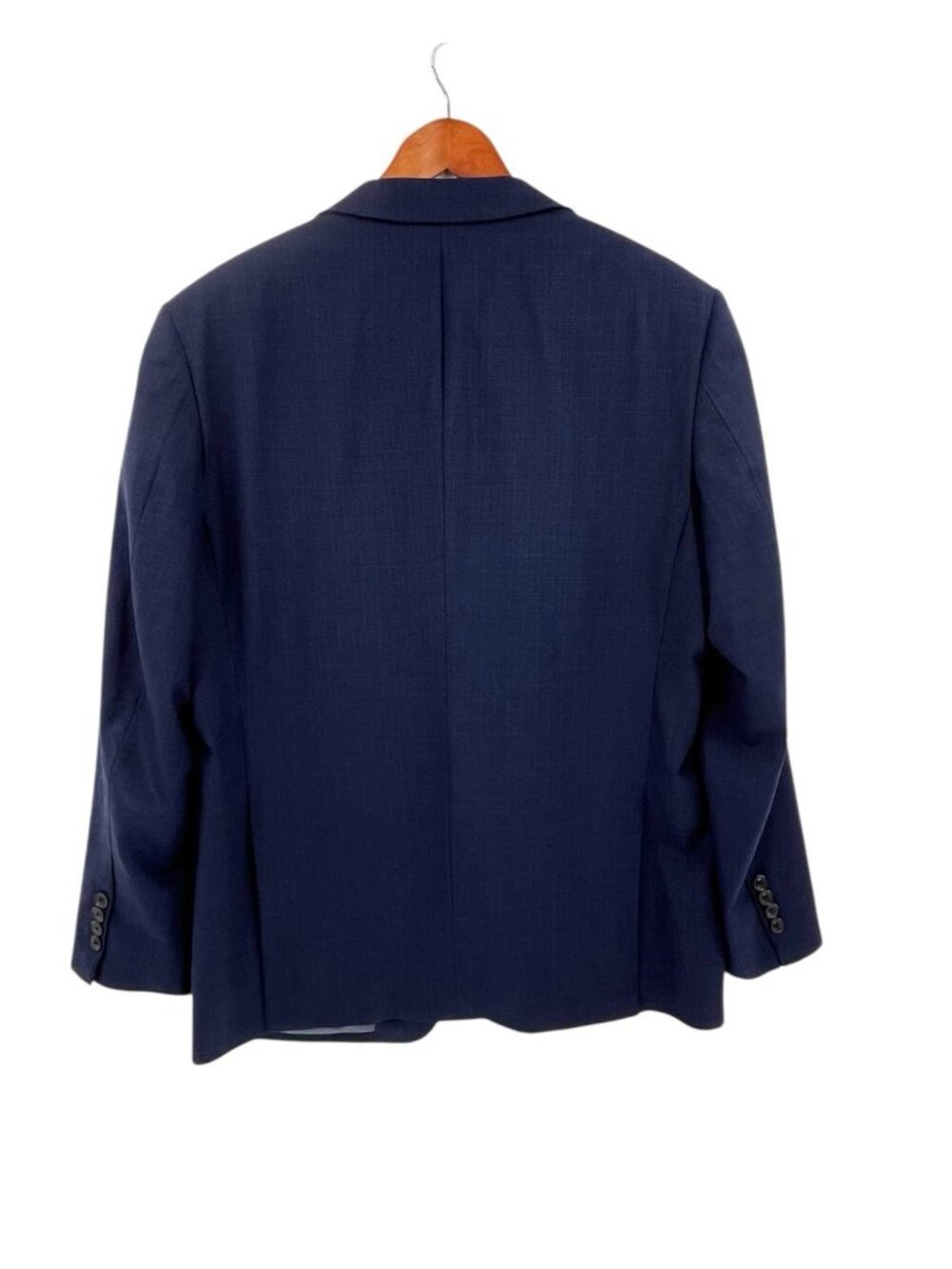 JOHN VARVATOS Men's Navy Signature Tailored Bleecker Wool Blazer 44R - Picture 7 of 7